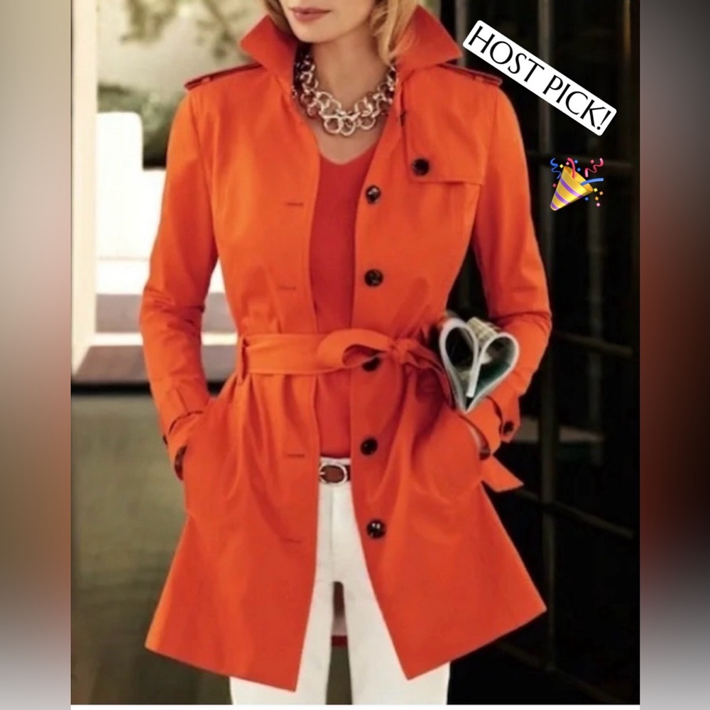 🎉BR trench w/ sweater and scarf S